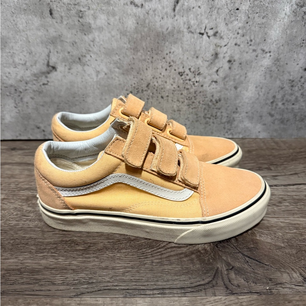 Vans Women’s/Kids Velcro Sneakers - Peach
